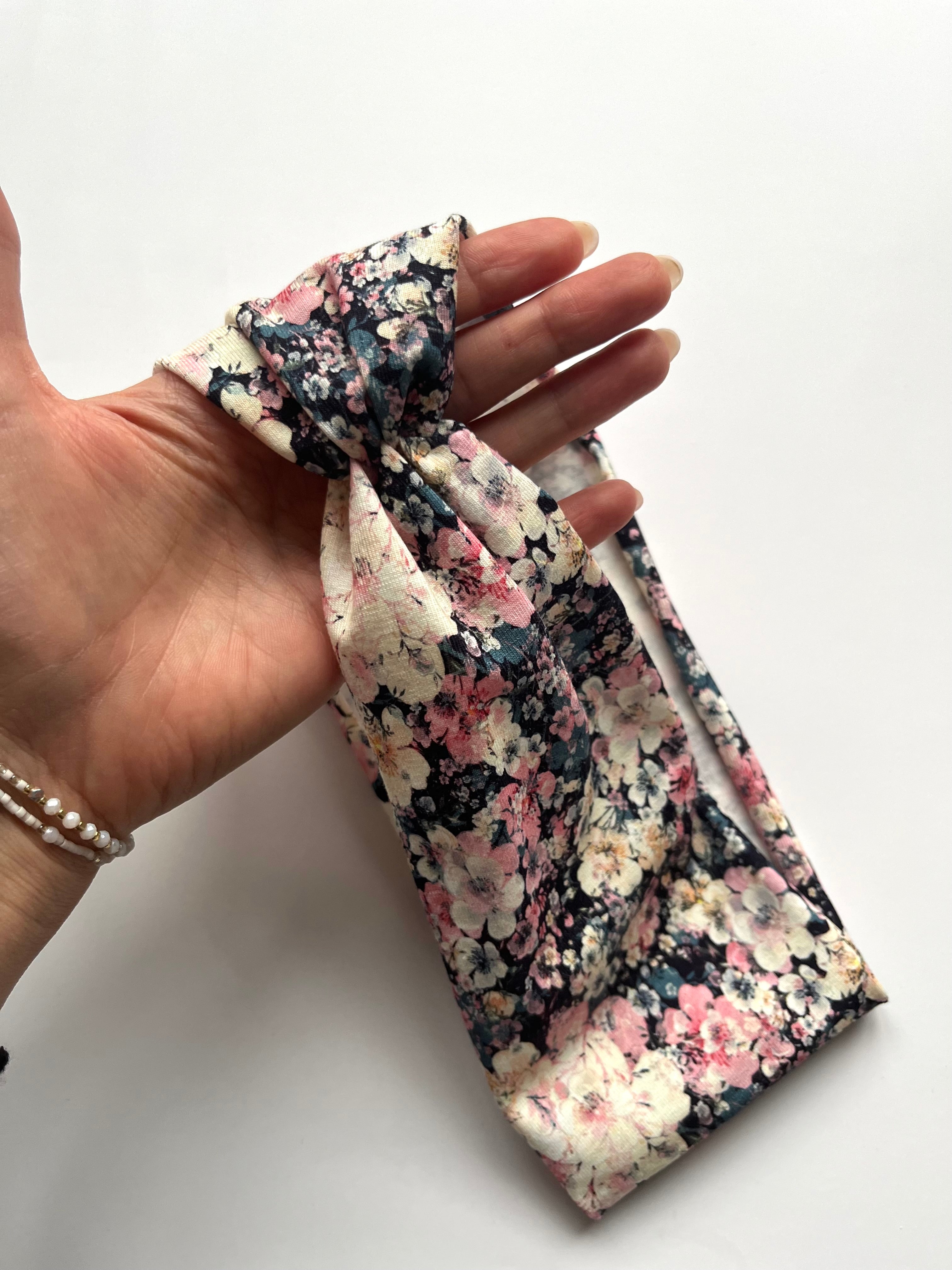 Twist Haarband in blumig Beere