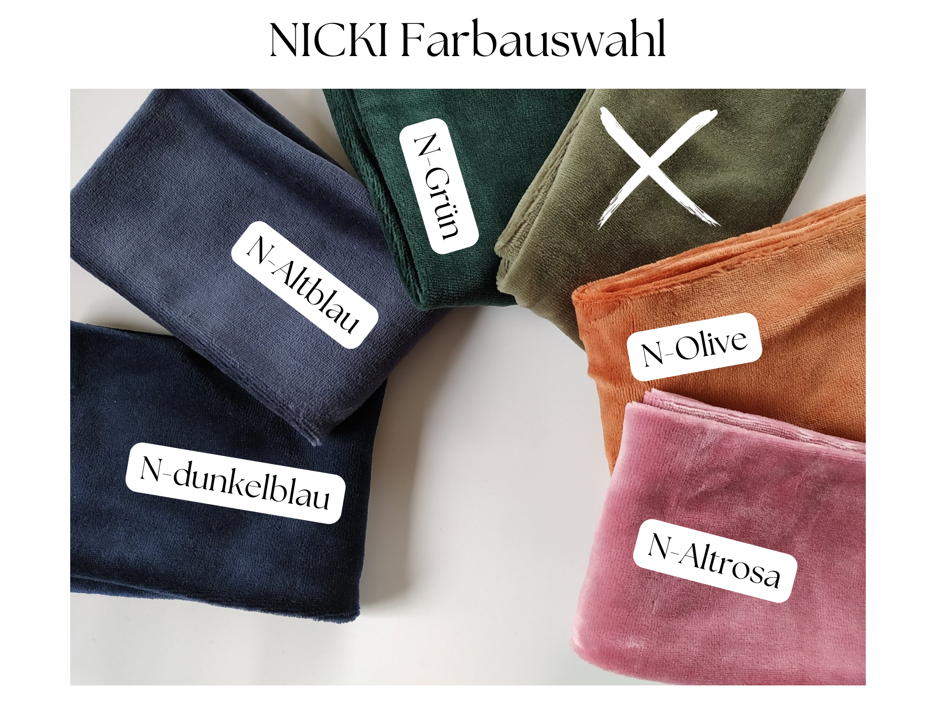CURVY Nicki-Samt Haarband
