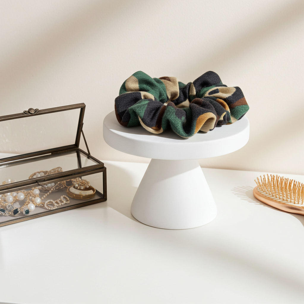 Scrunchie Sonderedition Leo – soft, cozy & handgefertigt