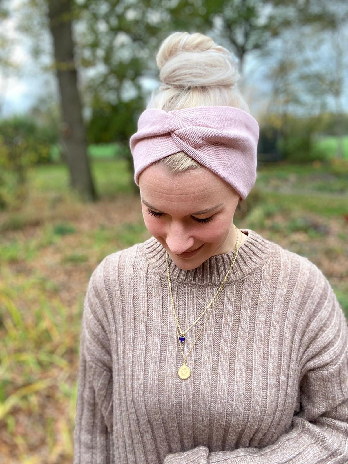 Set Haarband & Loop aus Baumwolle
