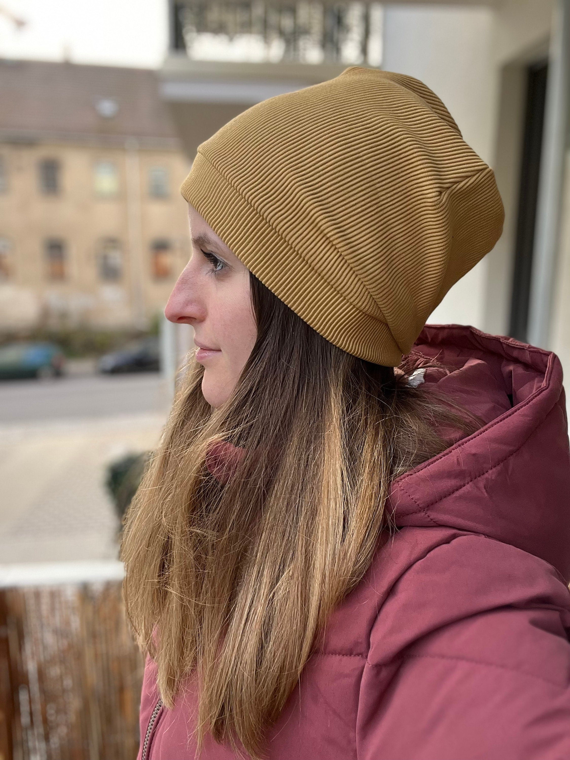 RIBB Slouchy Beanie mit Bündchen