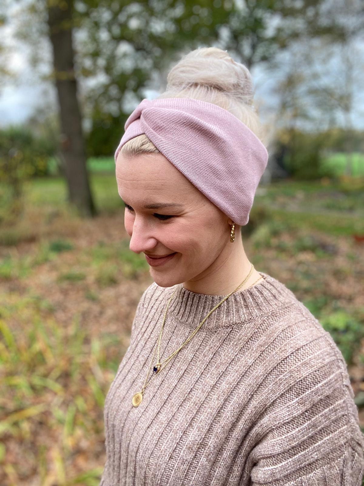 Set Haarband & Loop aus Baumwolle