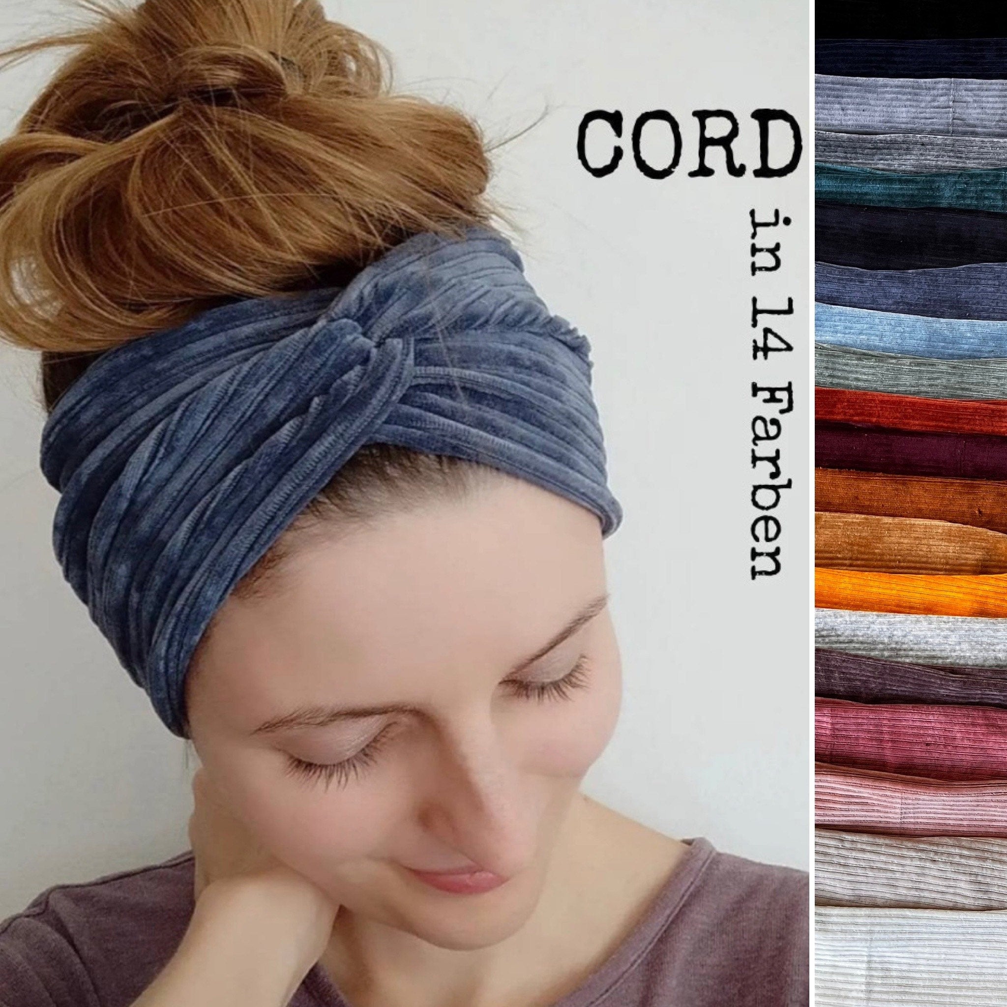 CORD Bandeau Haarband einlagig