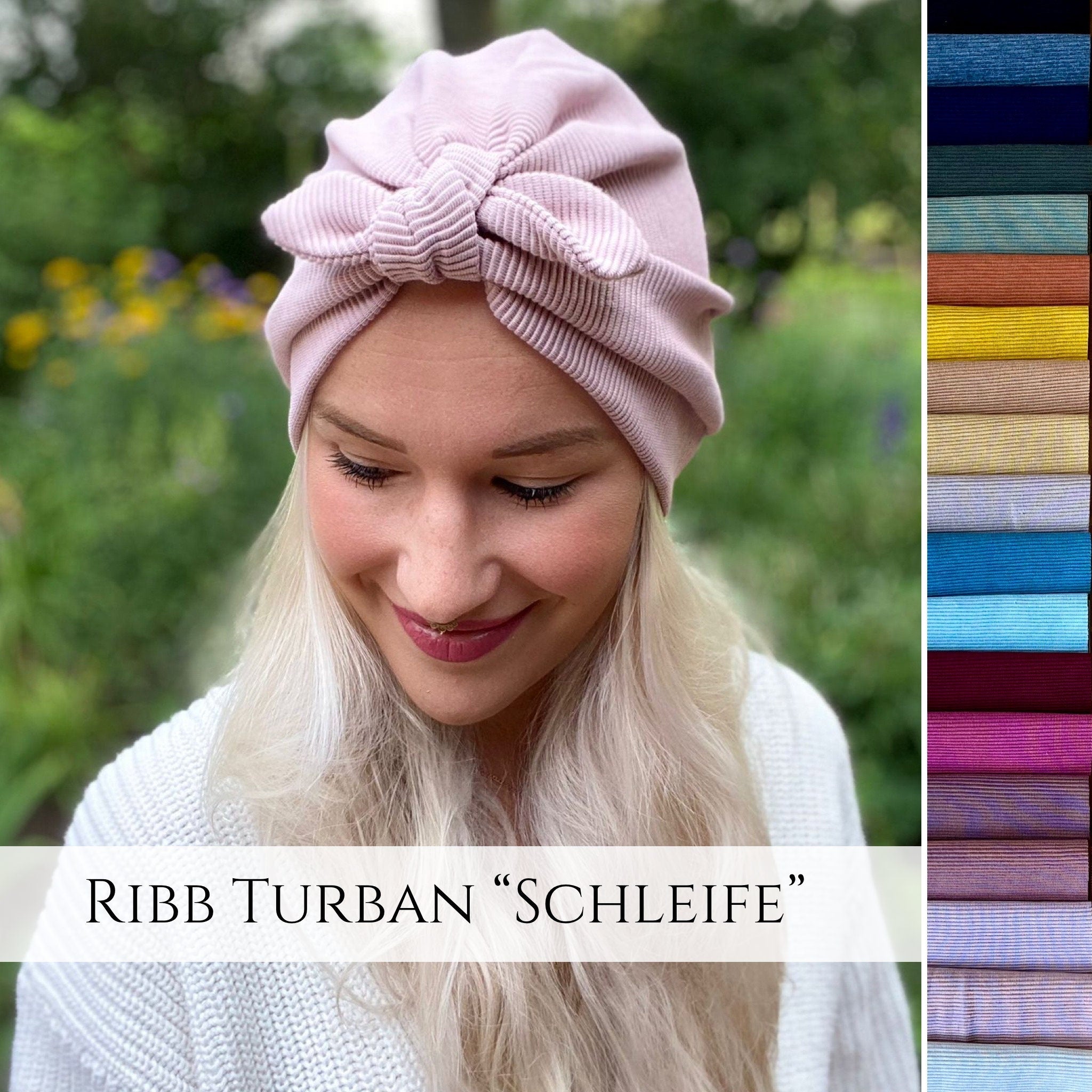RIBB Turban Mütze mit Schleife