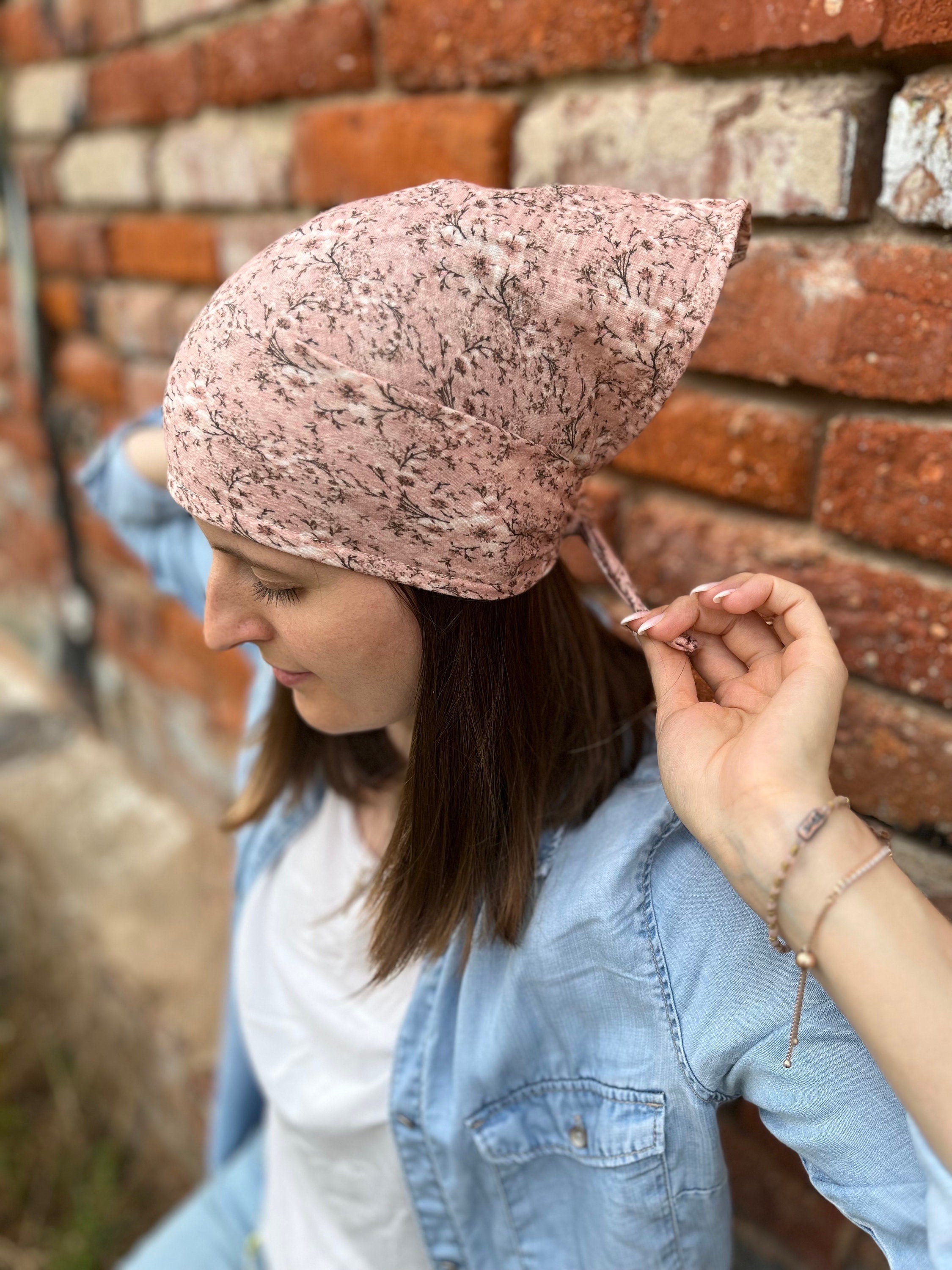 Musselin Kopftuch „LOTTA“ zum binden,