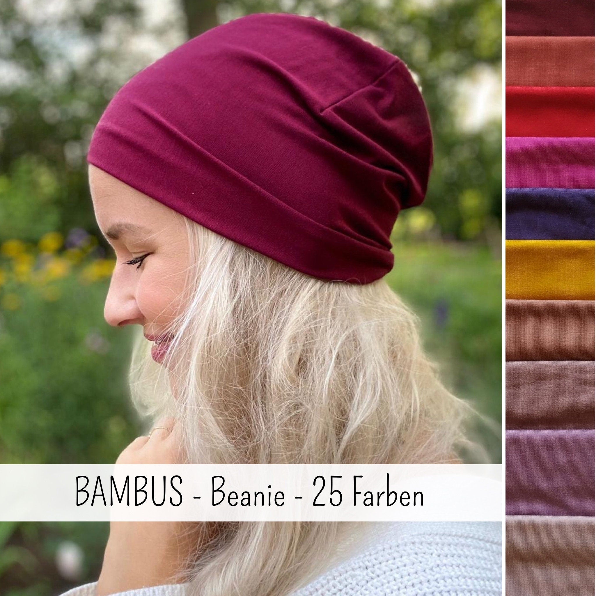 Bambus Mütze - Chemomütze