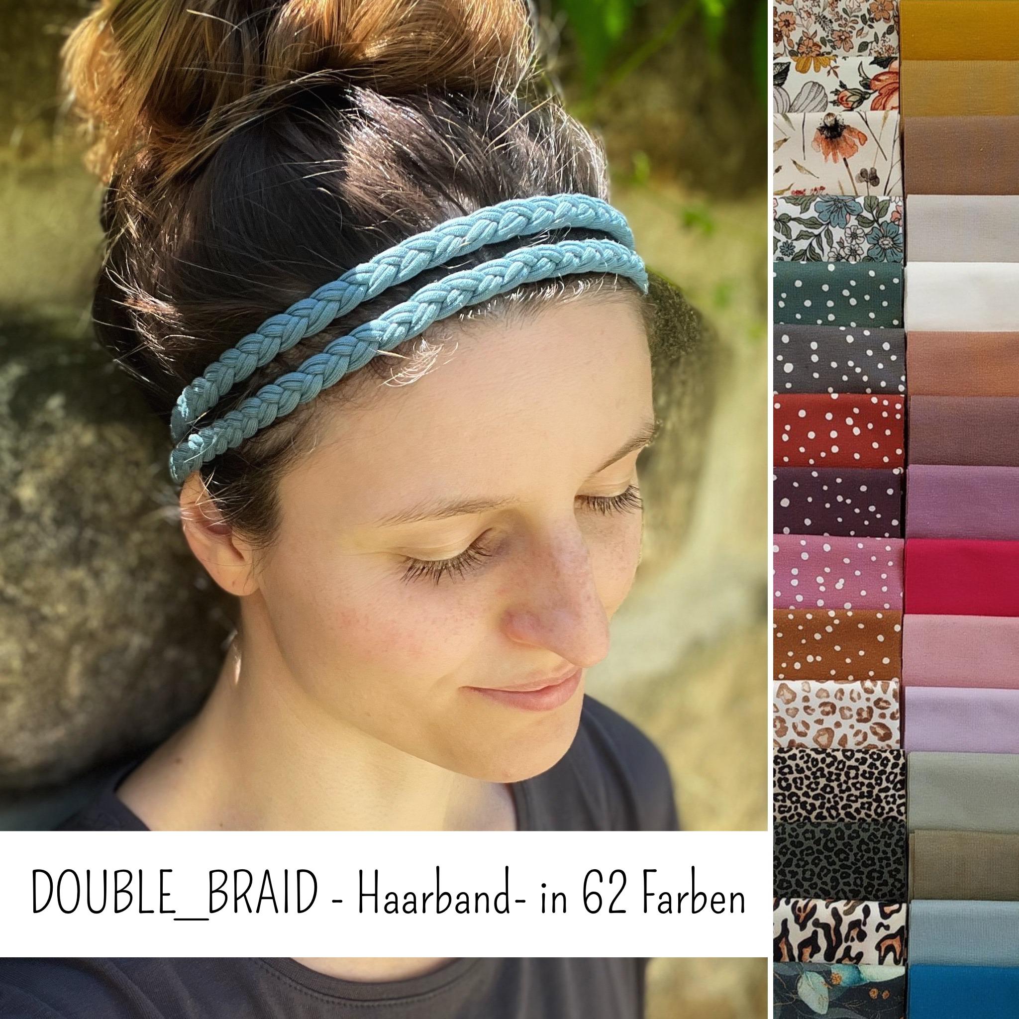 Doppelt geflochtenes Haarband
