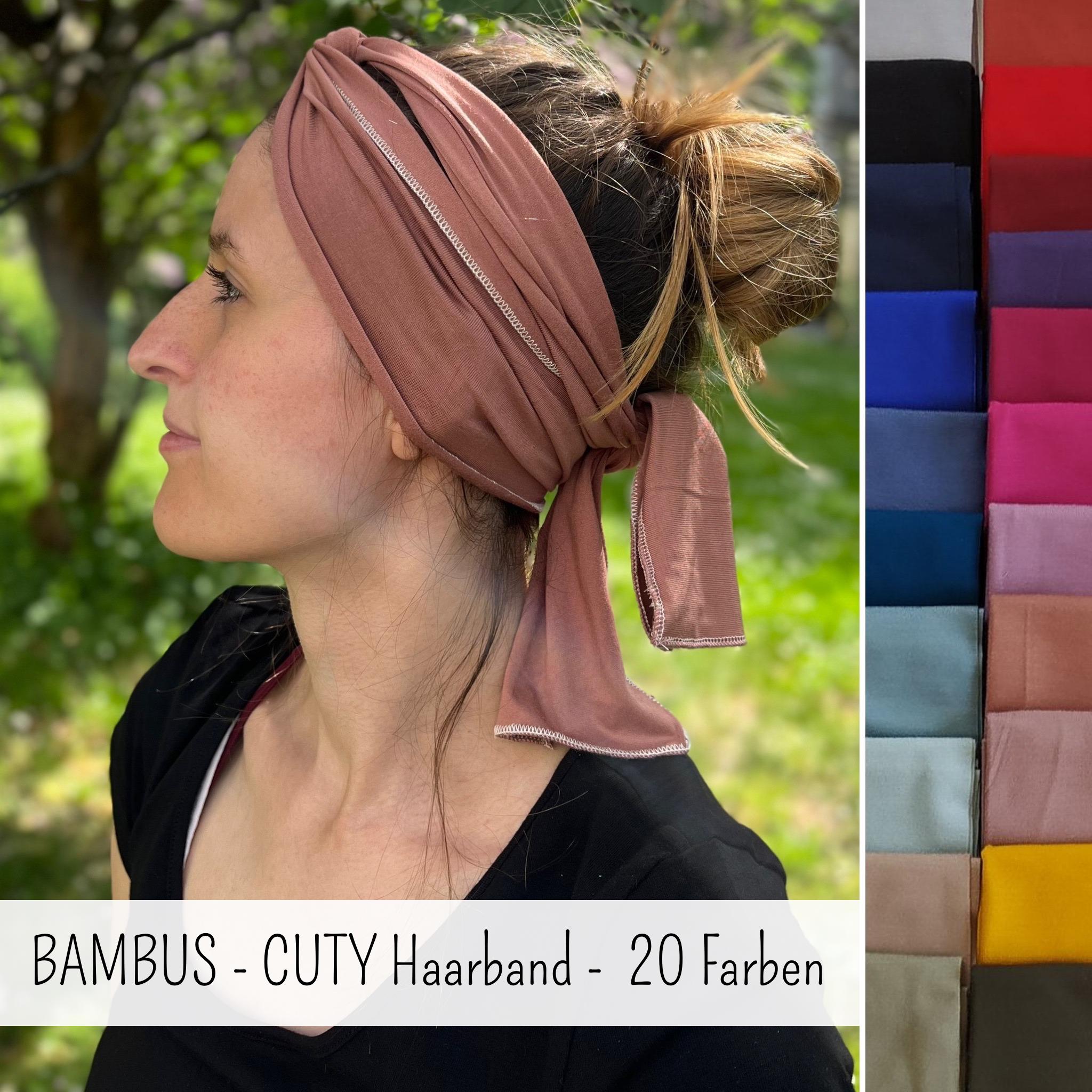 CUTY Bambus Bindehaarband zum selber binden