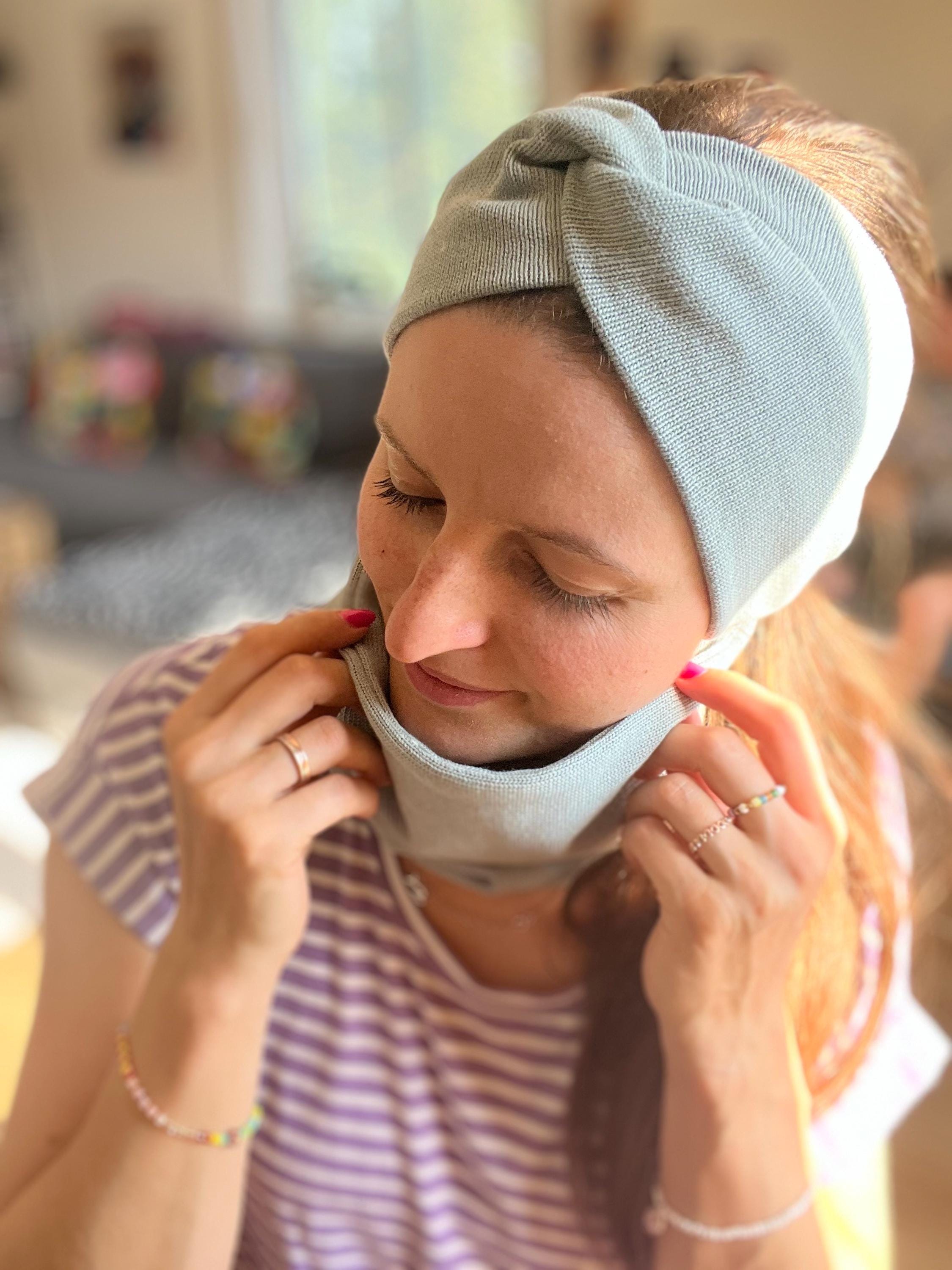 Set Haarband & Loop aus Baumwolle