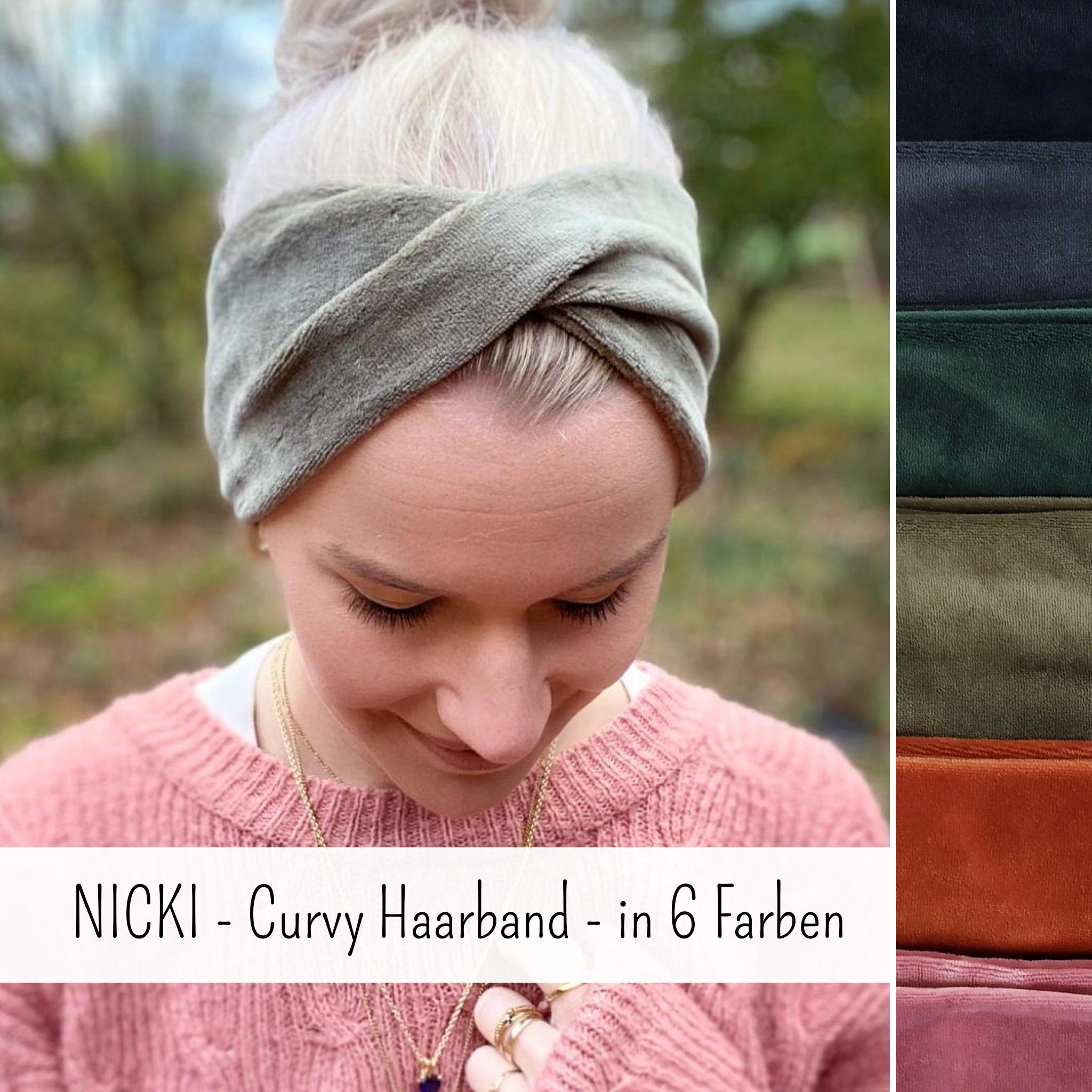CURVY Nicki-Samt Haarband