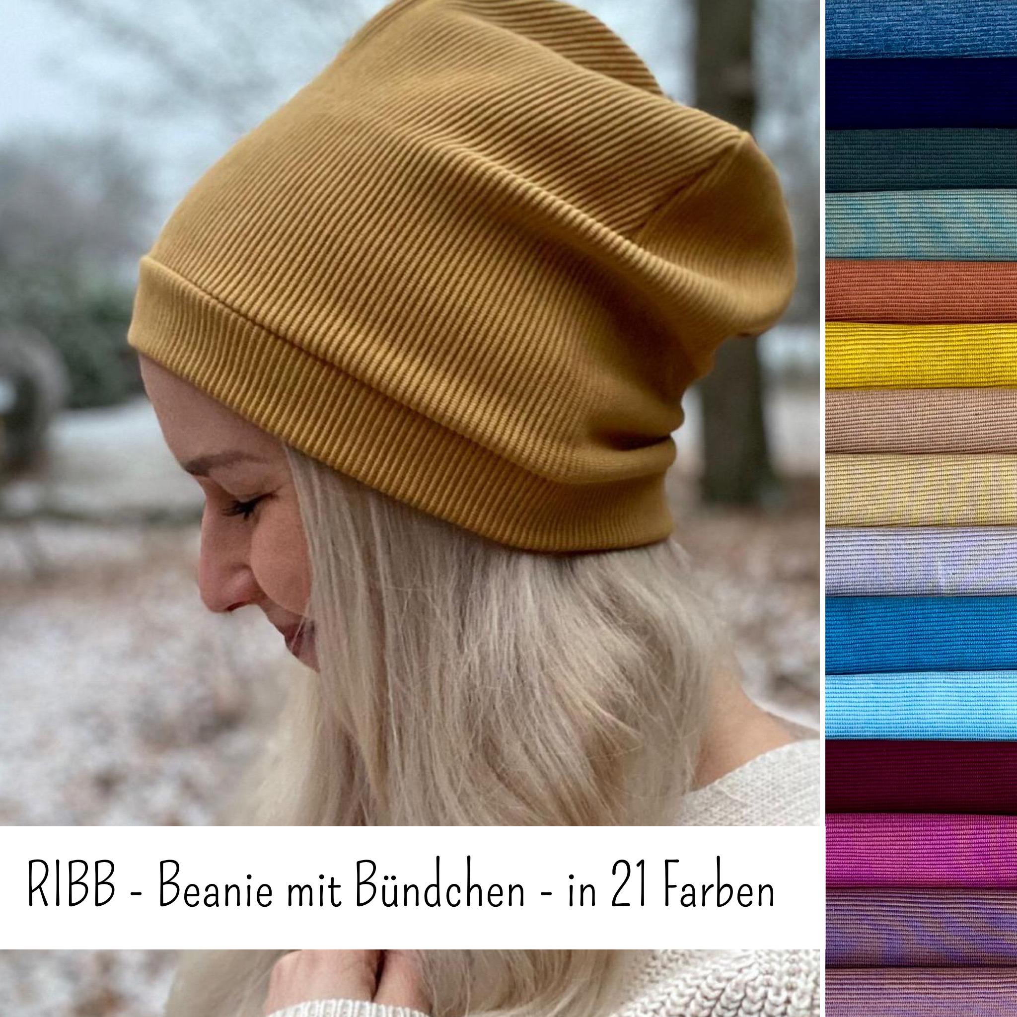 RIBB Slouchy Beanie mit Bündchen