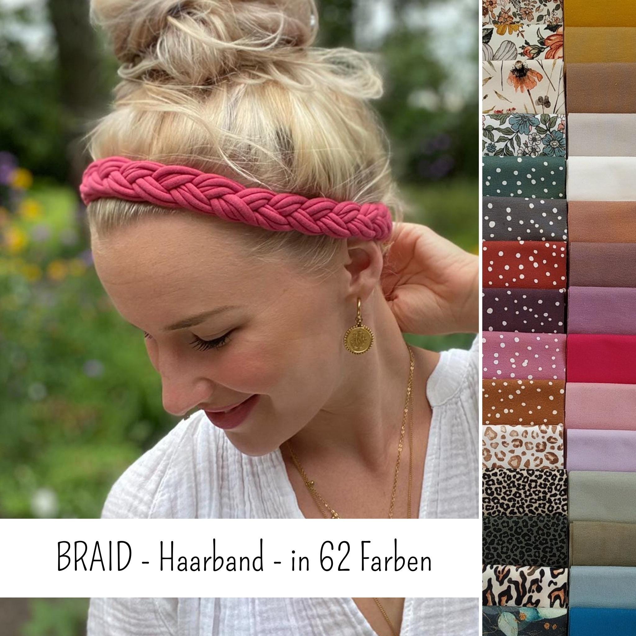 geflochtenes Haarband in 2 Breiten